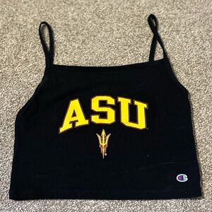 Champion Black ASU Women's Crop Top